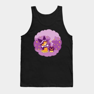 Halloween Fox Witch Summoning Candy Tank Top